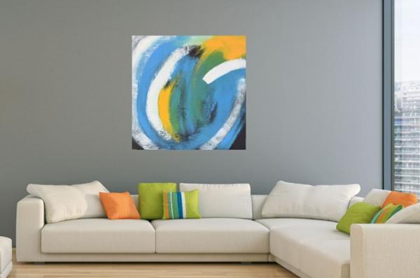 Modern abstract art pictures living room - 1308